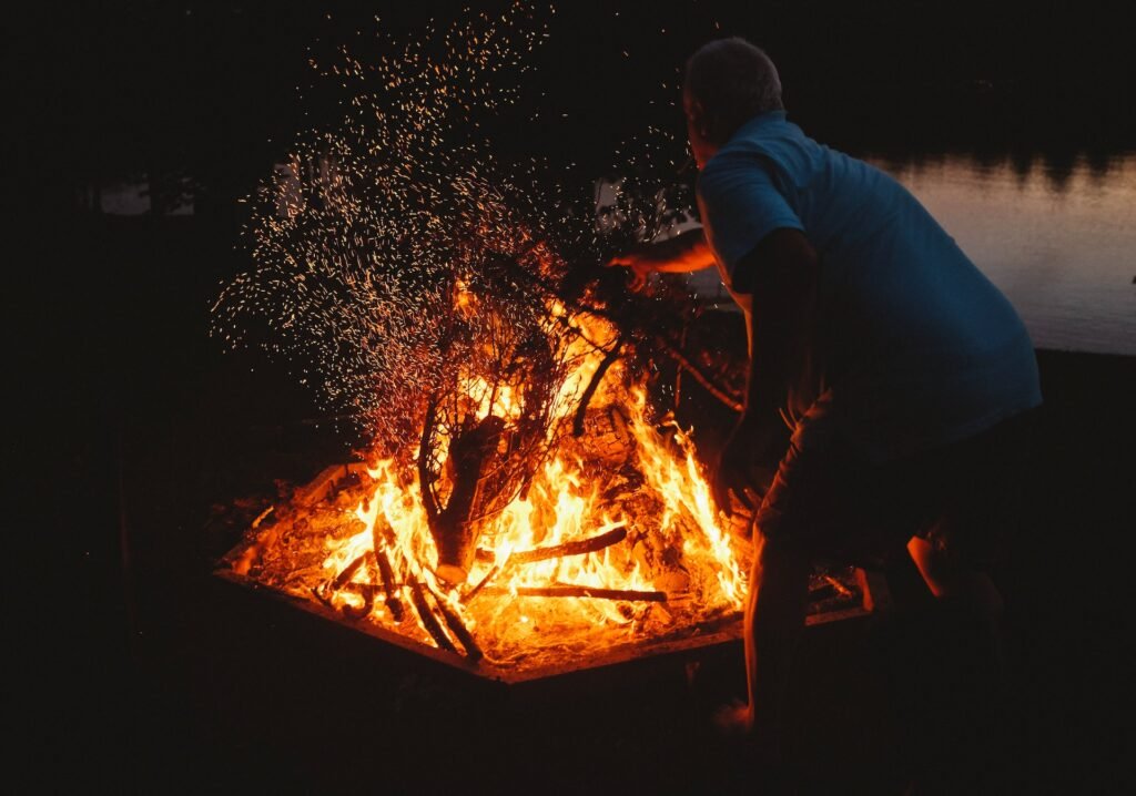 Fiesta Island bonfire